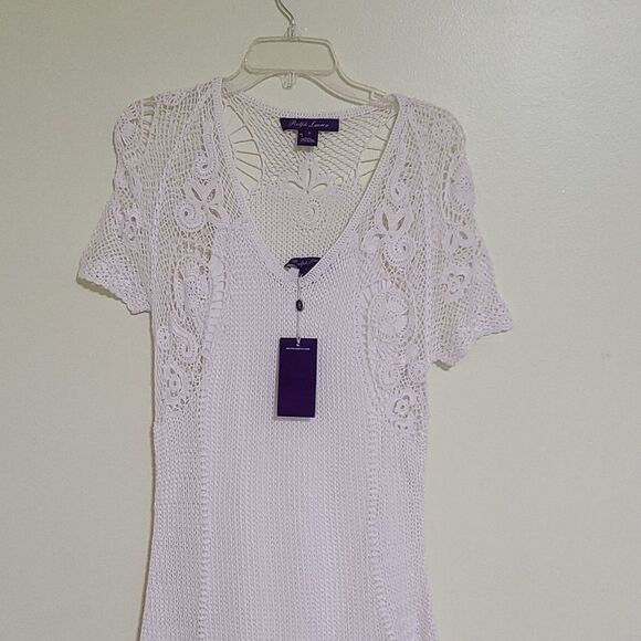 Ralph lauren purple label silk dress